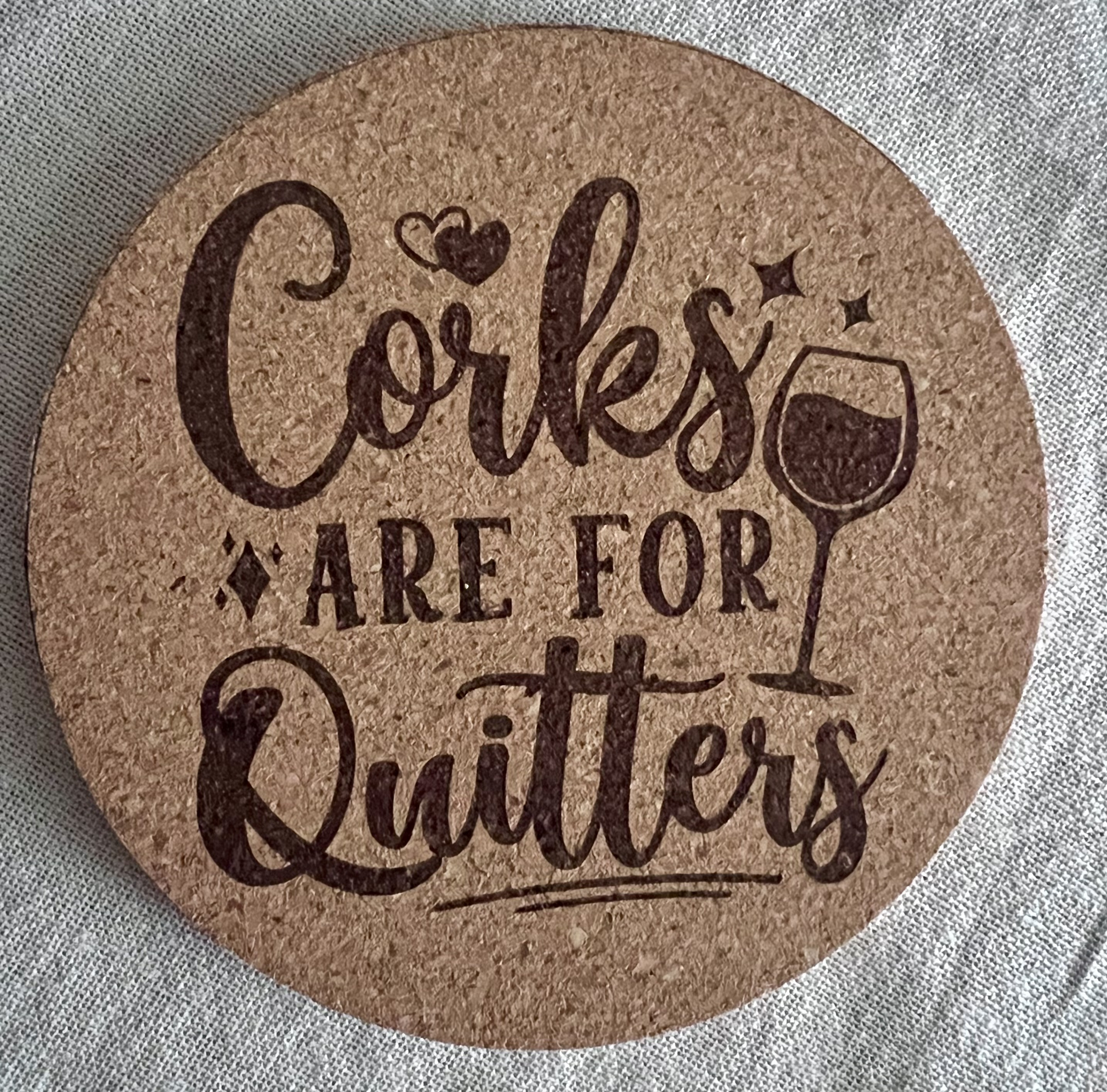 Cork Coasters for the Wine Lover in your life