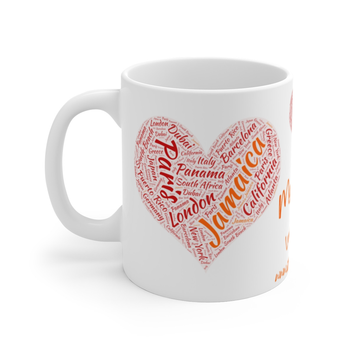 Travel Heart Mug 11oz