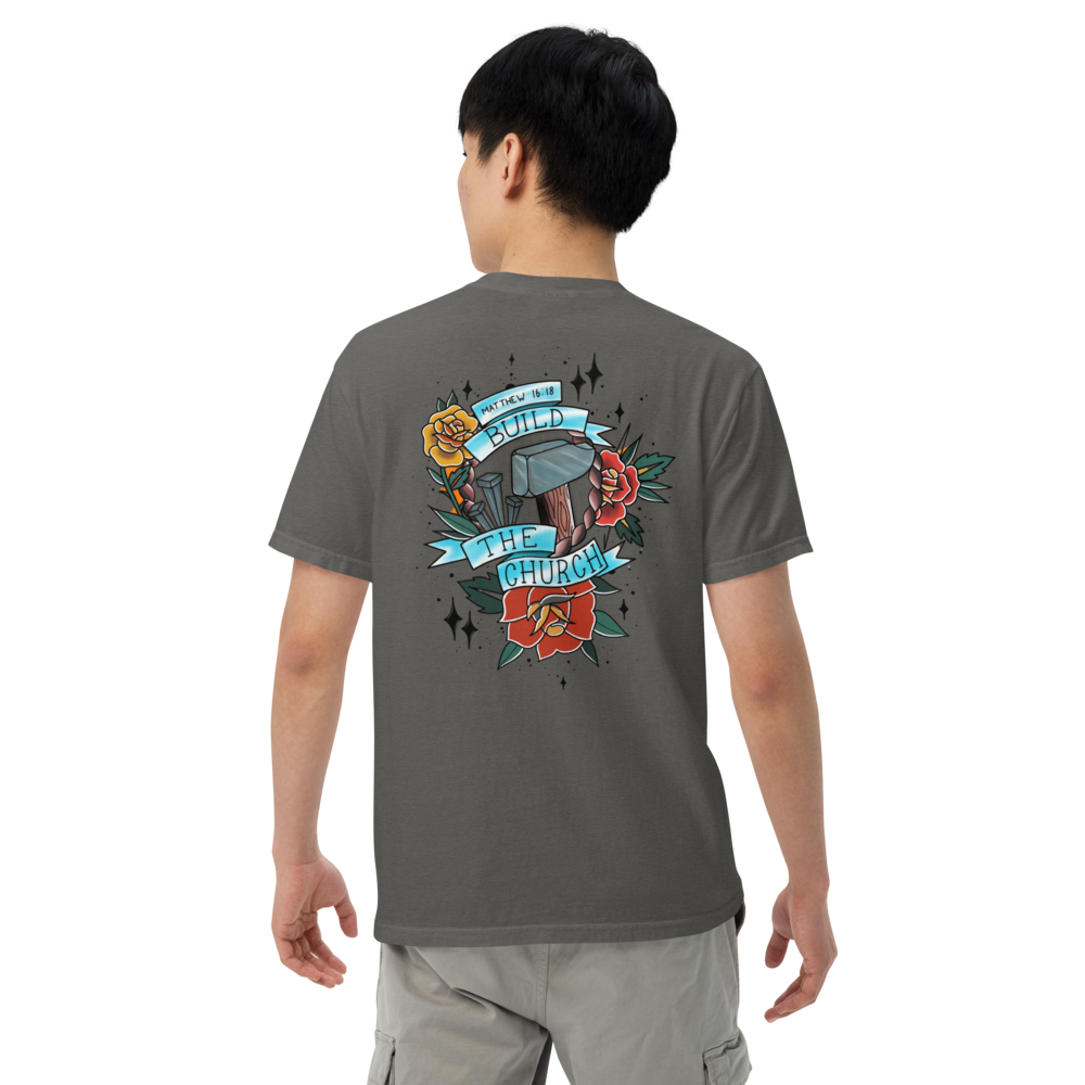 Unisex garment-dyed heavyweight t-shirt