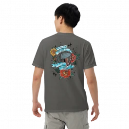 Unisex garment-dyed heavyweight t-shirt