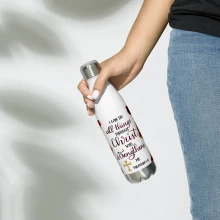 I can do anything  Stainless Steel Water Bottle Tumbler