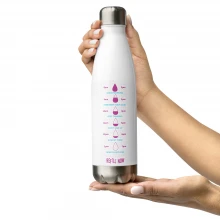 Couple Workout Together Stainless Steel Water Bottle