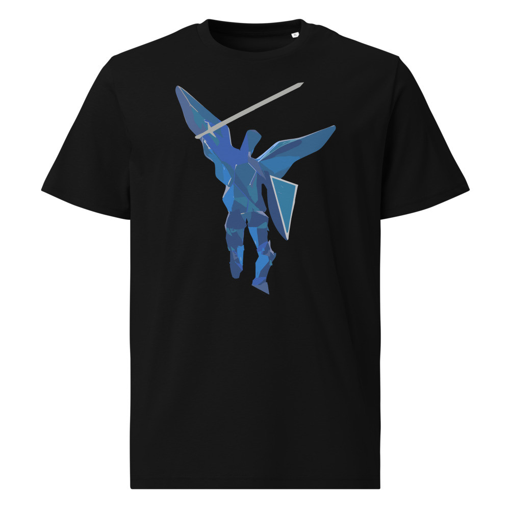 St. Michael Blue Abstract One T-Shirt, Organic Cotton