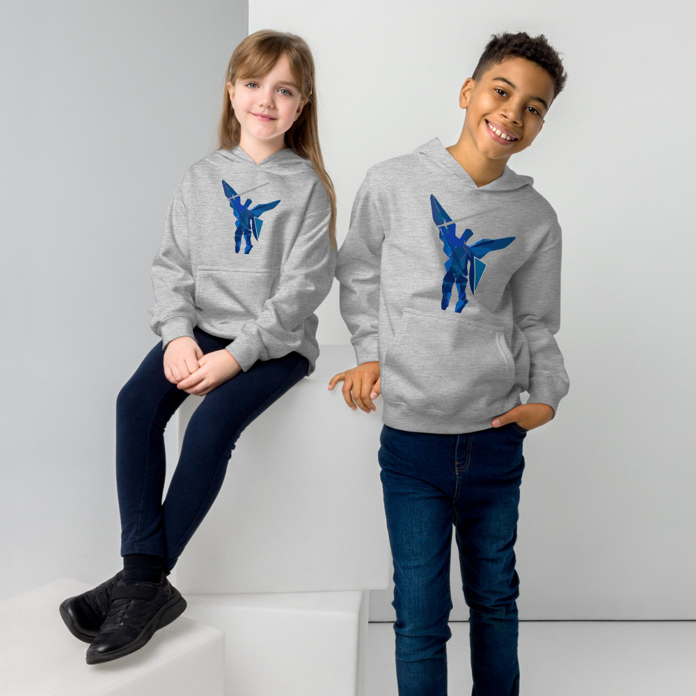 St. Michael Blue Kids fleece hoodie