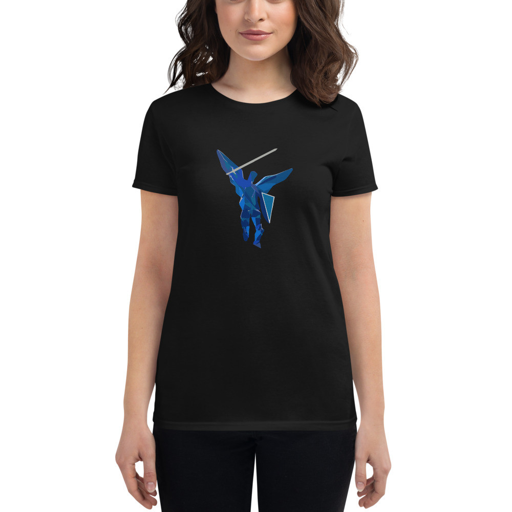Women's St. Michael Abstract Short Sleeve T-Shirt