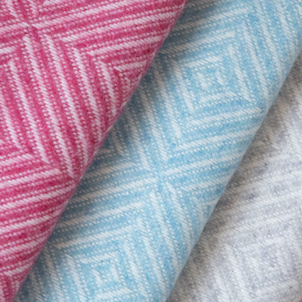 Merino Diamond Baby Blanket