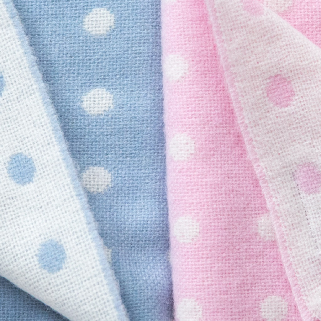 Lambswool Spot Baby Blanket
