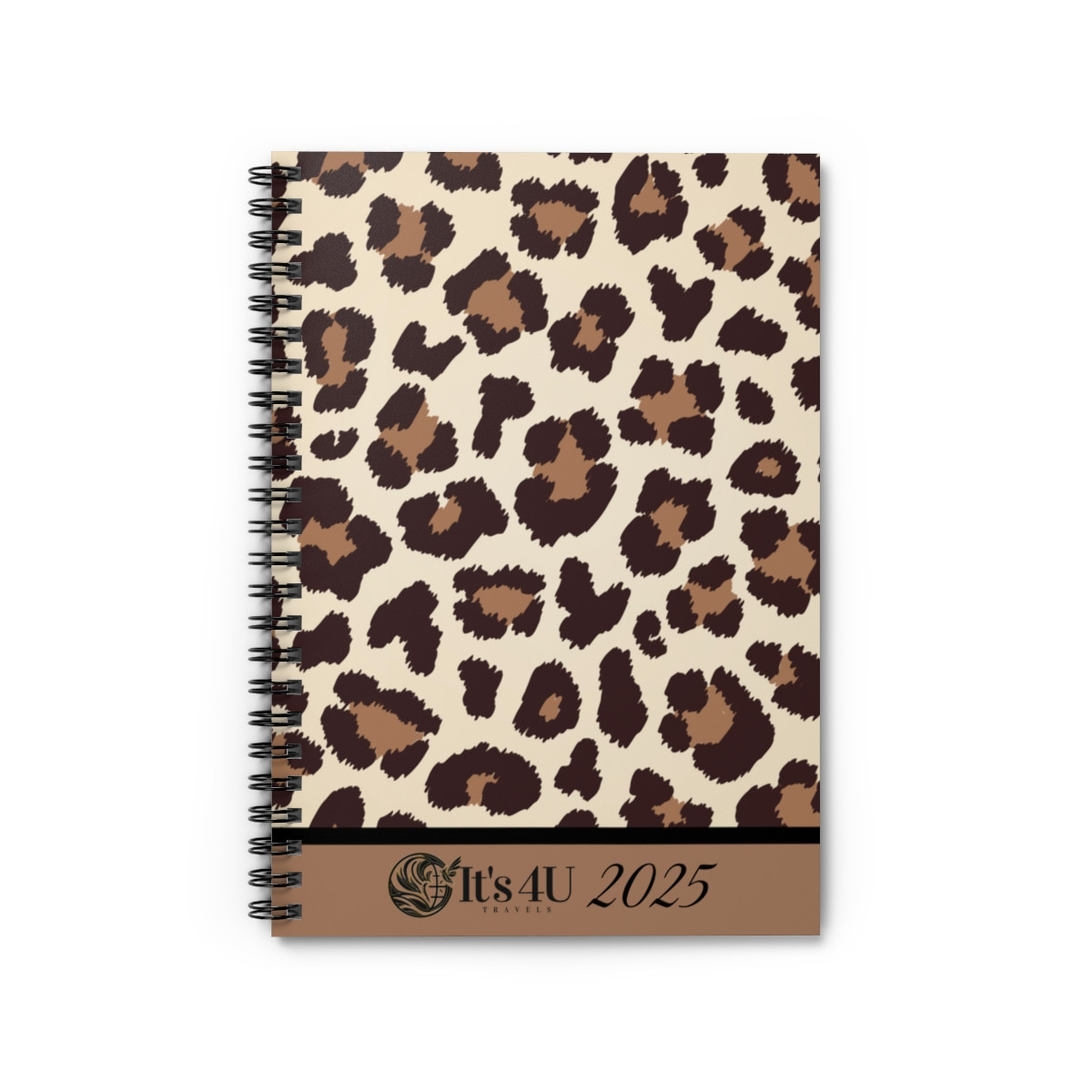 Leopard Spiral Notebook - Ruled Line