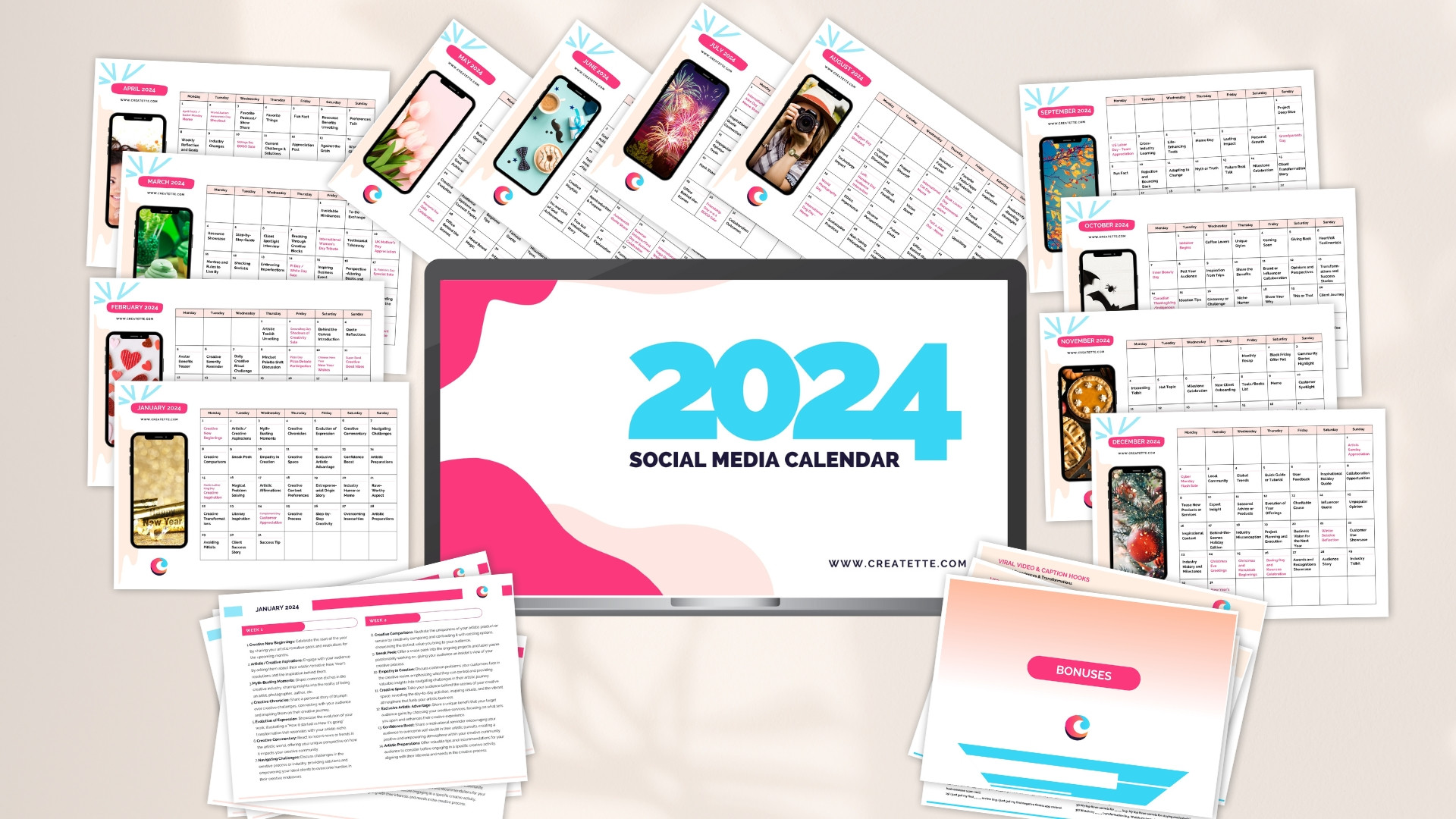 2024 Social Media Calendar