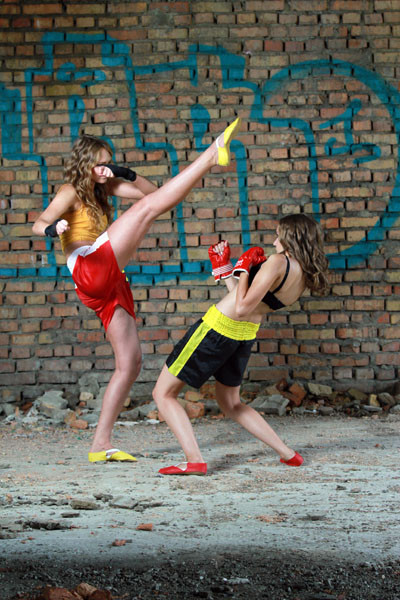 Kickboxing Outdoor - Blanca vs Stella - 79 Images