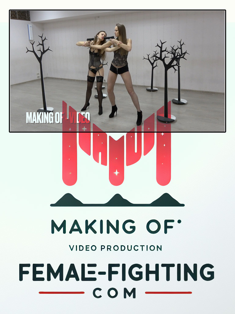 Making of - Lingerie gunfight - Renee vs Maya - 6:00