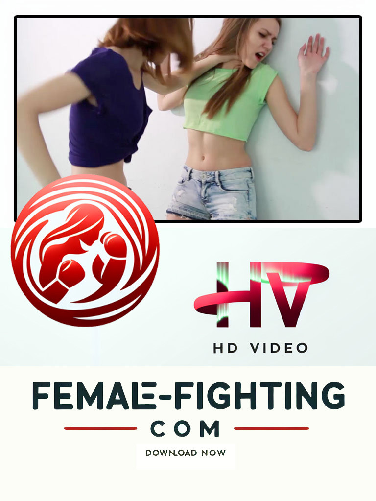 Belly punching fight - Renee vs Blanca - HD Video - 5:53