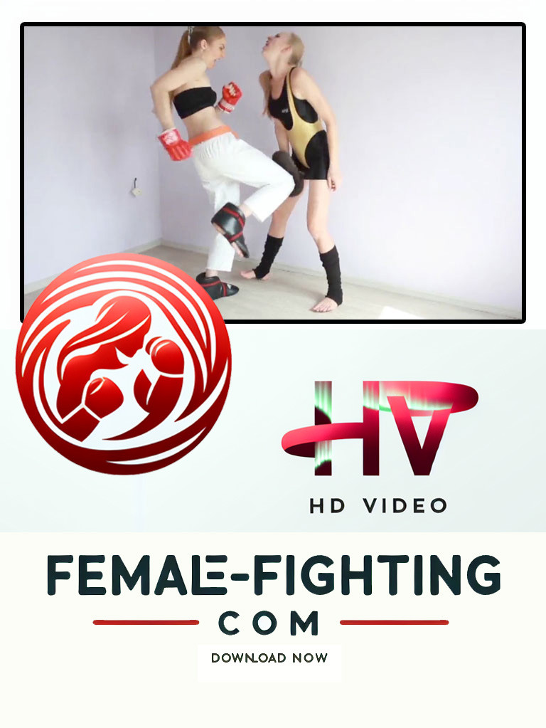 Slugging lessons - Nastja vs Emily - HD Video - 6:13