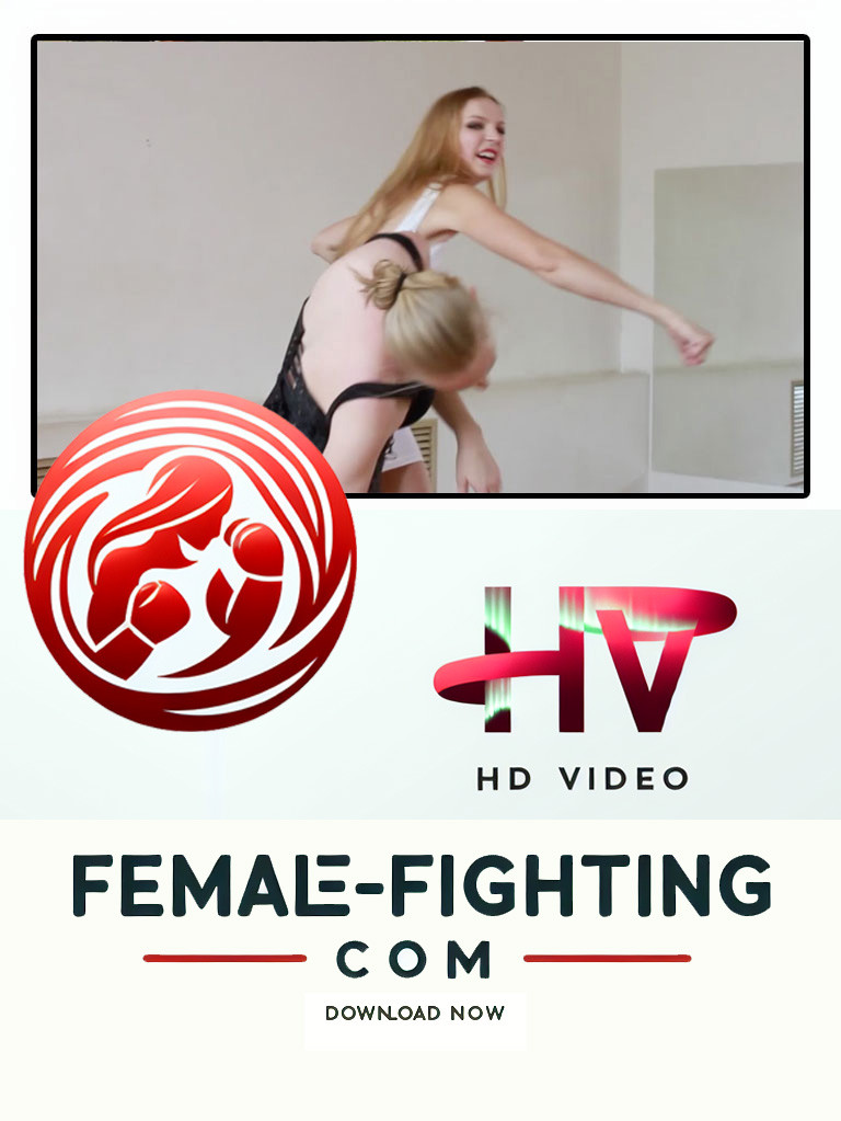 Punching fight - Nastja vs Emily - HD Video - 7:41