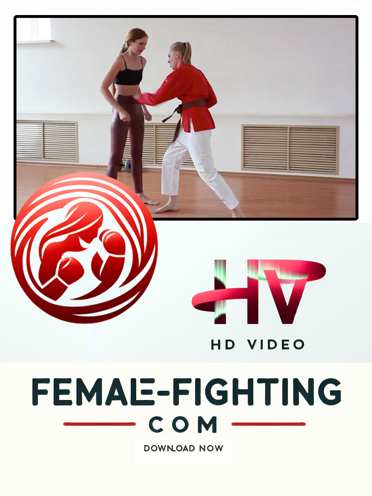 Karate lessons - Nastja vs Emily - HD Video - 9:45