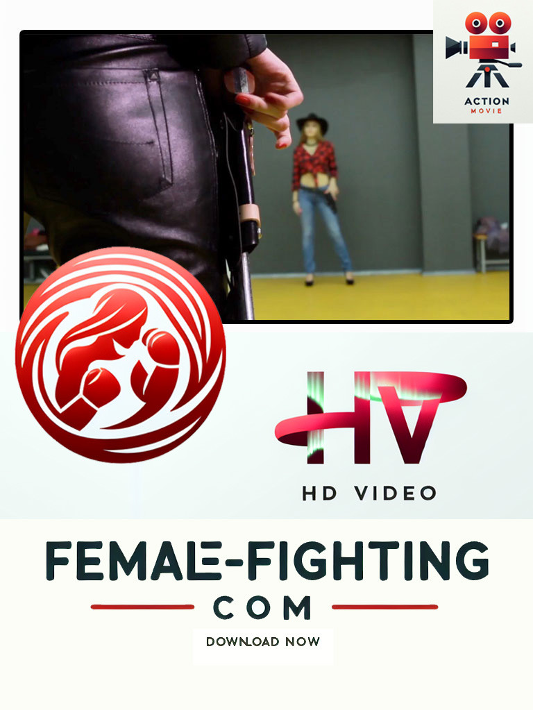 Cowgirls gunfight - Vicky vs Jillian - HD Movie - 4:33