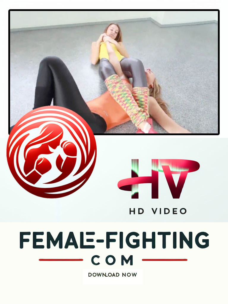 Wrestling match - Stella vs Renee - HD Video - 10:27