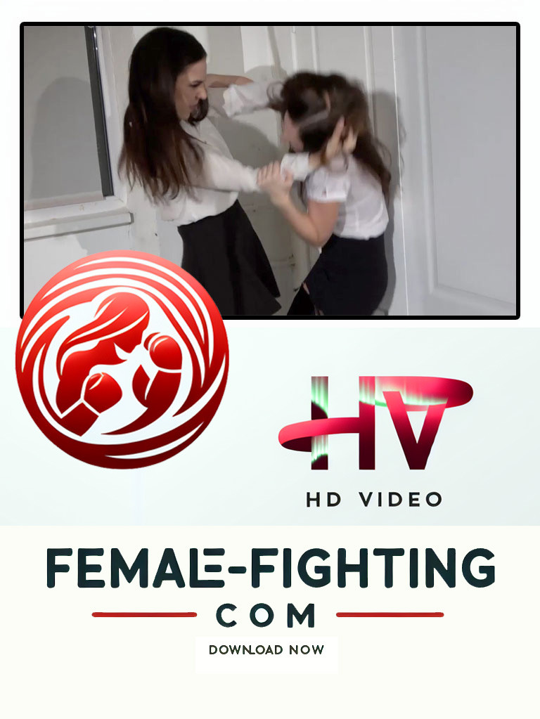 Secretaries fight - Tess, Sabrina - HD Video - 4:45