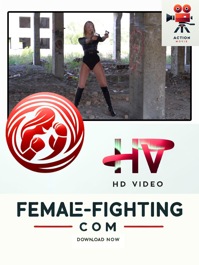 Sci-Fi gunfight - Stella vs Renee - HD Movie - 3:38