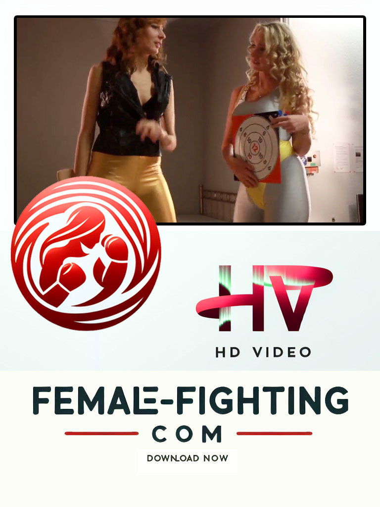 Shoots with rubber darts - HD Video - Marta, Olga - 10:53