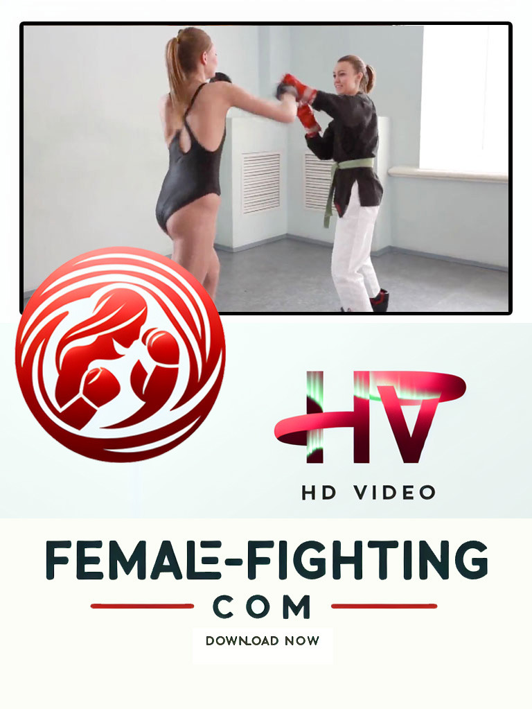 Karate sparring between Stella and Renee - 5:03