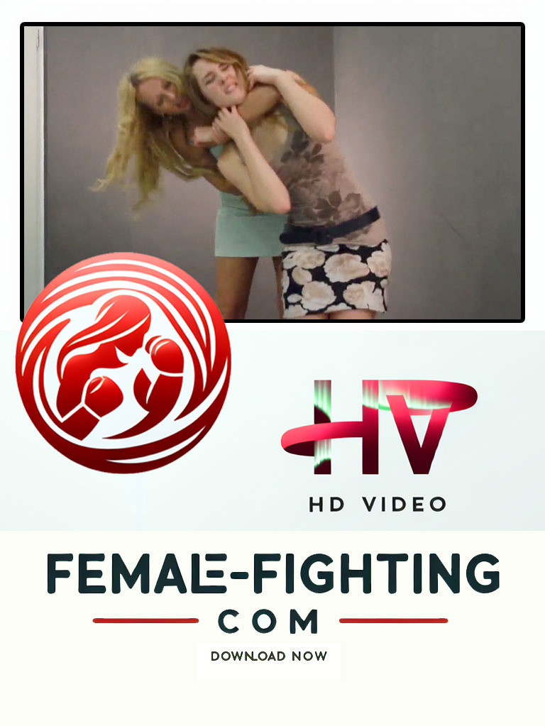 Wrestling match in studio - HD Video - Mia, Olga - 5:04