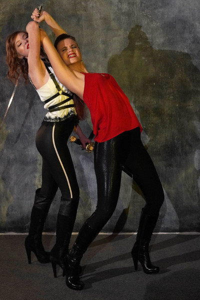 Sword duel - Alisha, Jillian - 125 Images