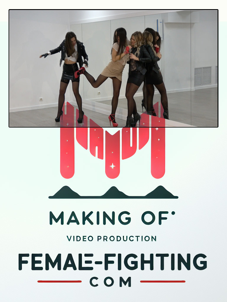 Making of - 2-on-1 fight - Sabrina, Renee, Zoe - 11:42
