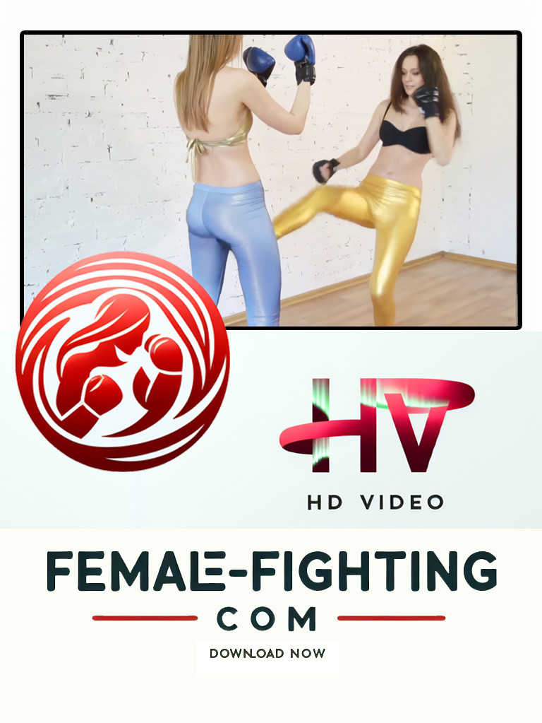 Lexxi vs Stella in sparring fight - Remastered in FULL HD - 7:10