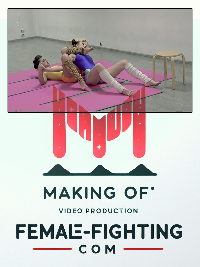 Making of - Wrestling in leotards - Zoe, Tess - 15:37