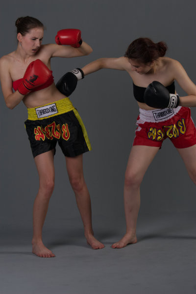 Thaiboxing match - Lara, Nicki - 58 Images