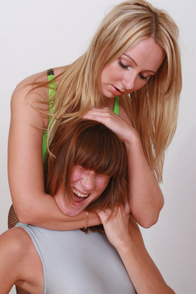 Wrestling match - Inga vs Olga - 154 Images