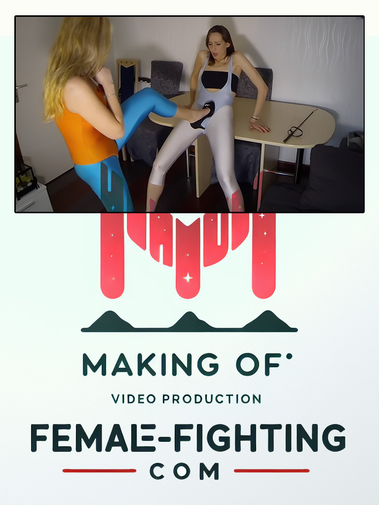 Making of - Marta vs Olga in lowblow fight - FULL HD - 20:12
