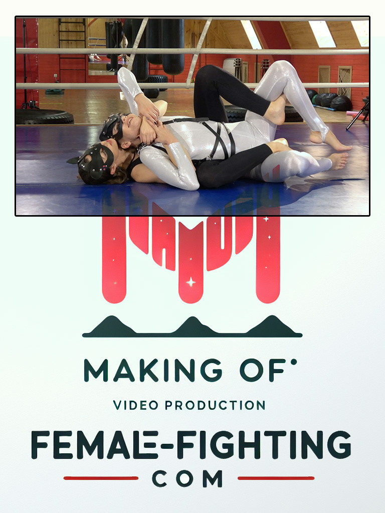 Making of - Masked fight in the ring - Renee, Jillian - FULL HD - 12:22