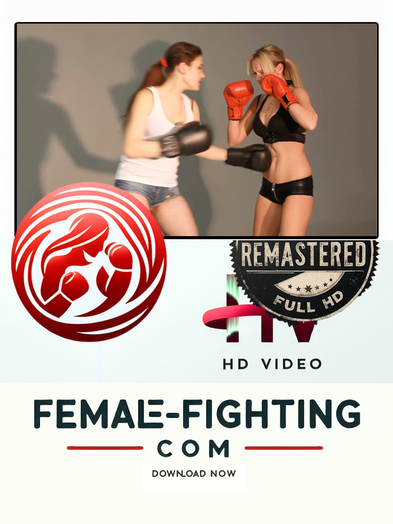 Boxing match in studio - Olga, Lara - FULL HD - 4:36