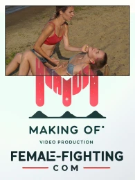 Making of - Fight on the beach - Jillian, Amelie - 12:35