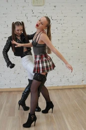 Tess vs Maya fight in studio - 159 Images