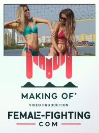 Making of - Beach fight - Jillian, Amelie - FULL HD - 6:23