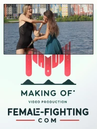 Making of - Beach sword clash - Jillian, Amelie - FULL HD - 10:54