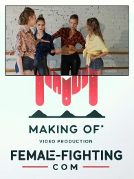 Making of - 4 girls struggle - Jillian, Amelie, Alisha, Eli