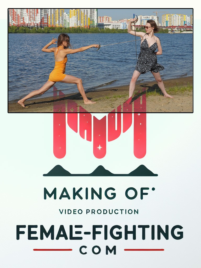 Making of - Fencing on the beach - Alisha, Amelie - 11:32