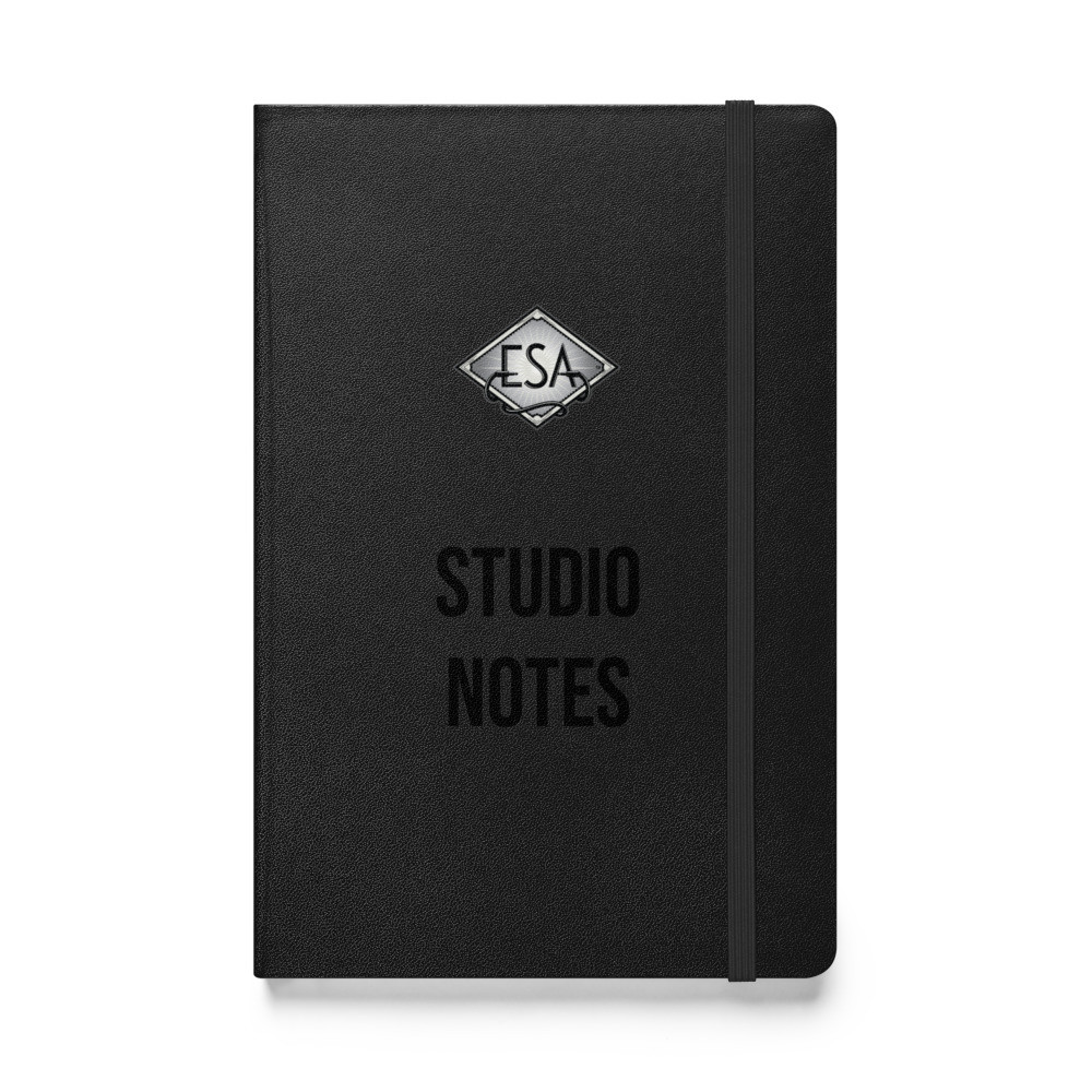 Hardcover bound notebook