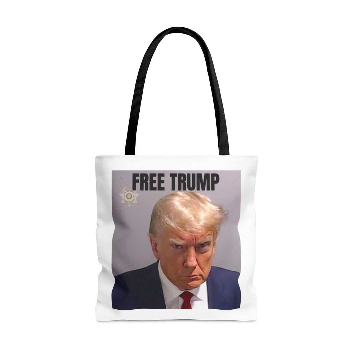 Trump Mug Shot Tote Bag (AOP)