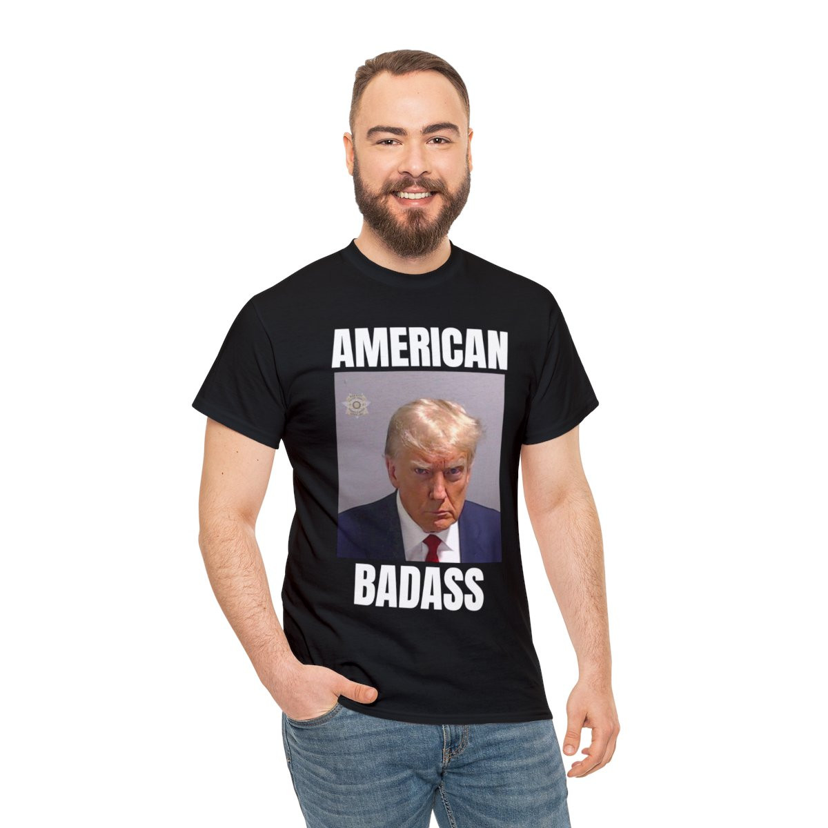 American Badass Unisex Heavy Cotton Tee