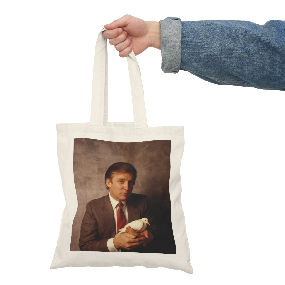 Trump Peace Prez Natural Tote Bag