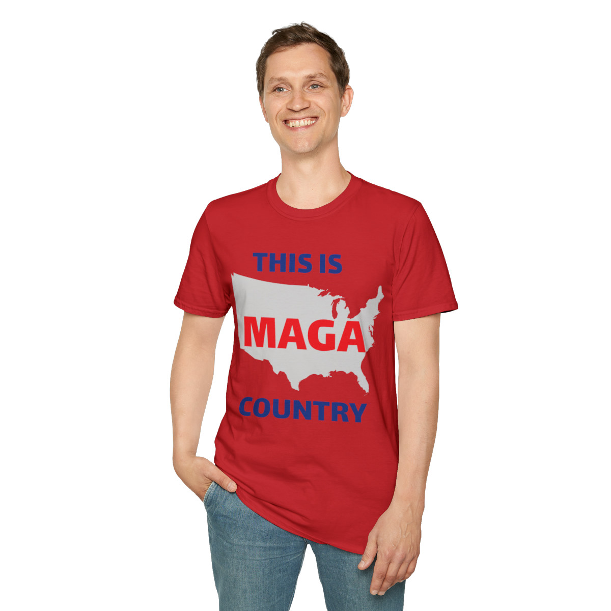 MAGA Country Unisex Softstyle T-Shirt
