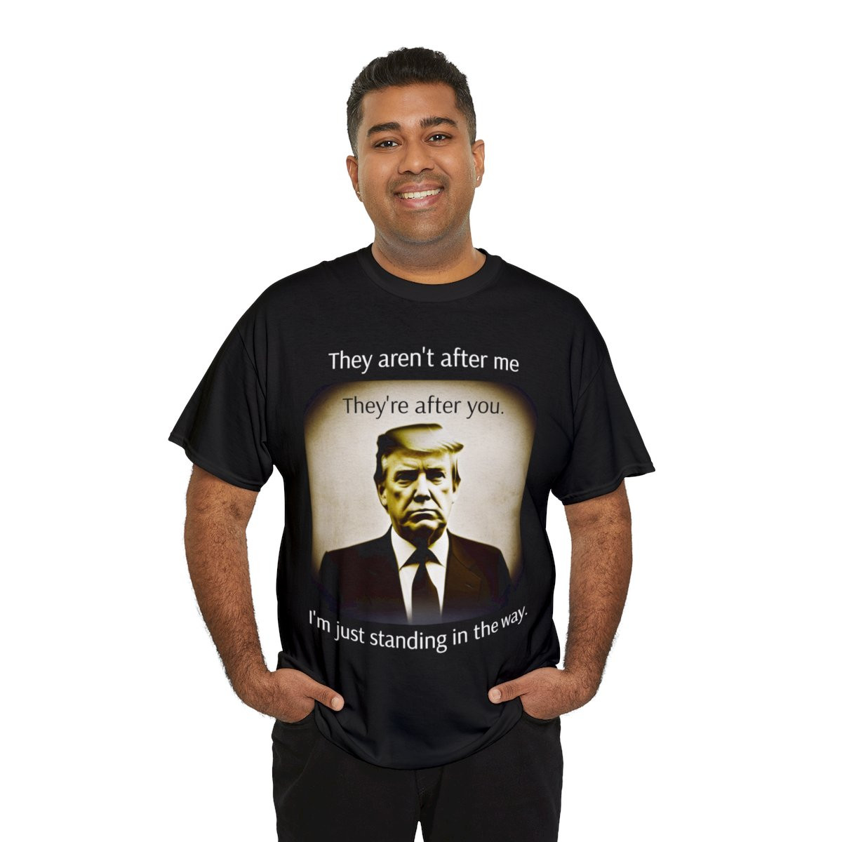 They Aren't After Me Unisex Heavy Cotton Tee