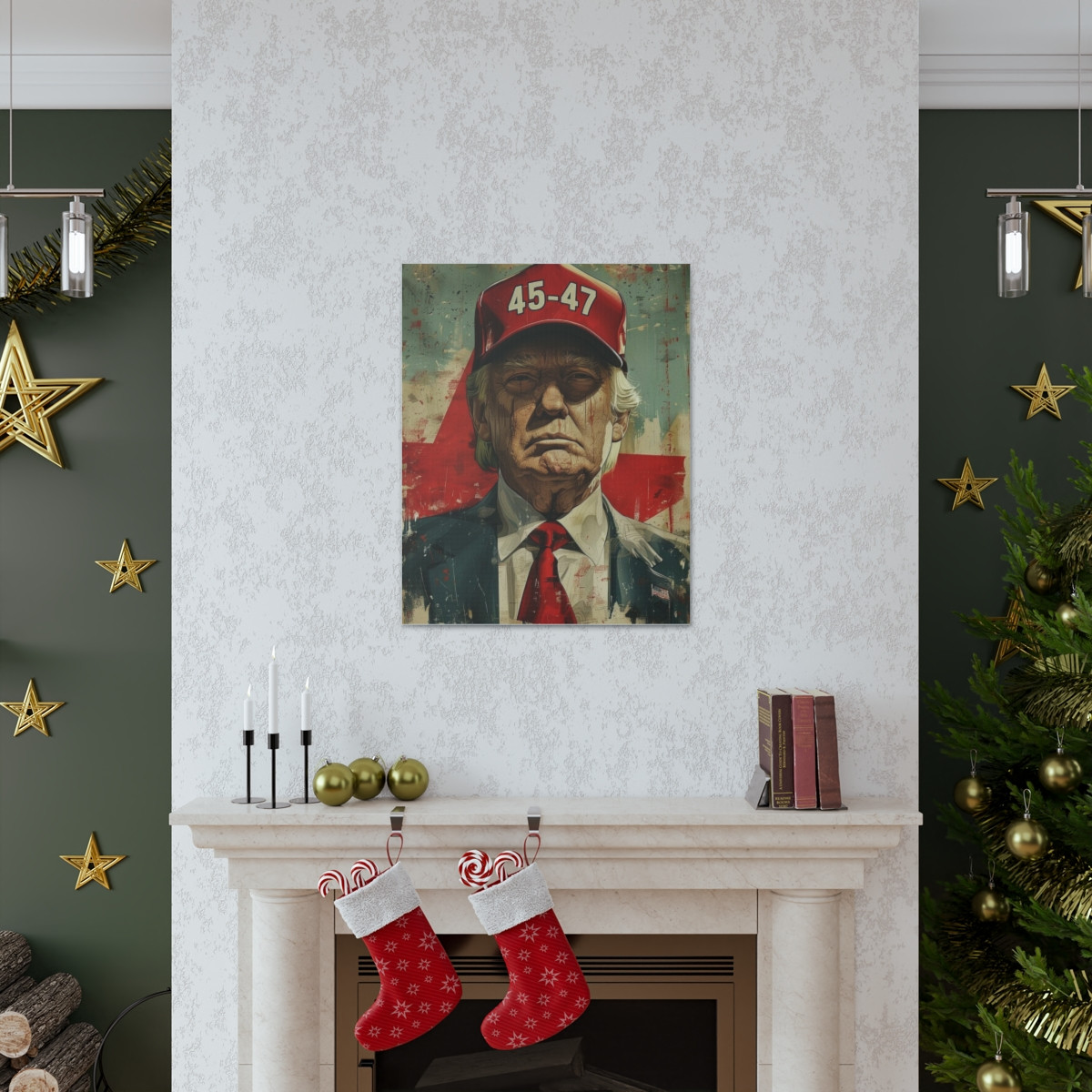 Trump 45-47 Canvas Gallery Wraps
