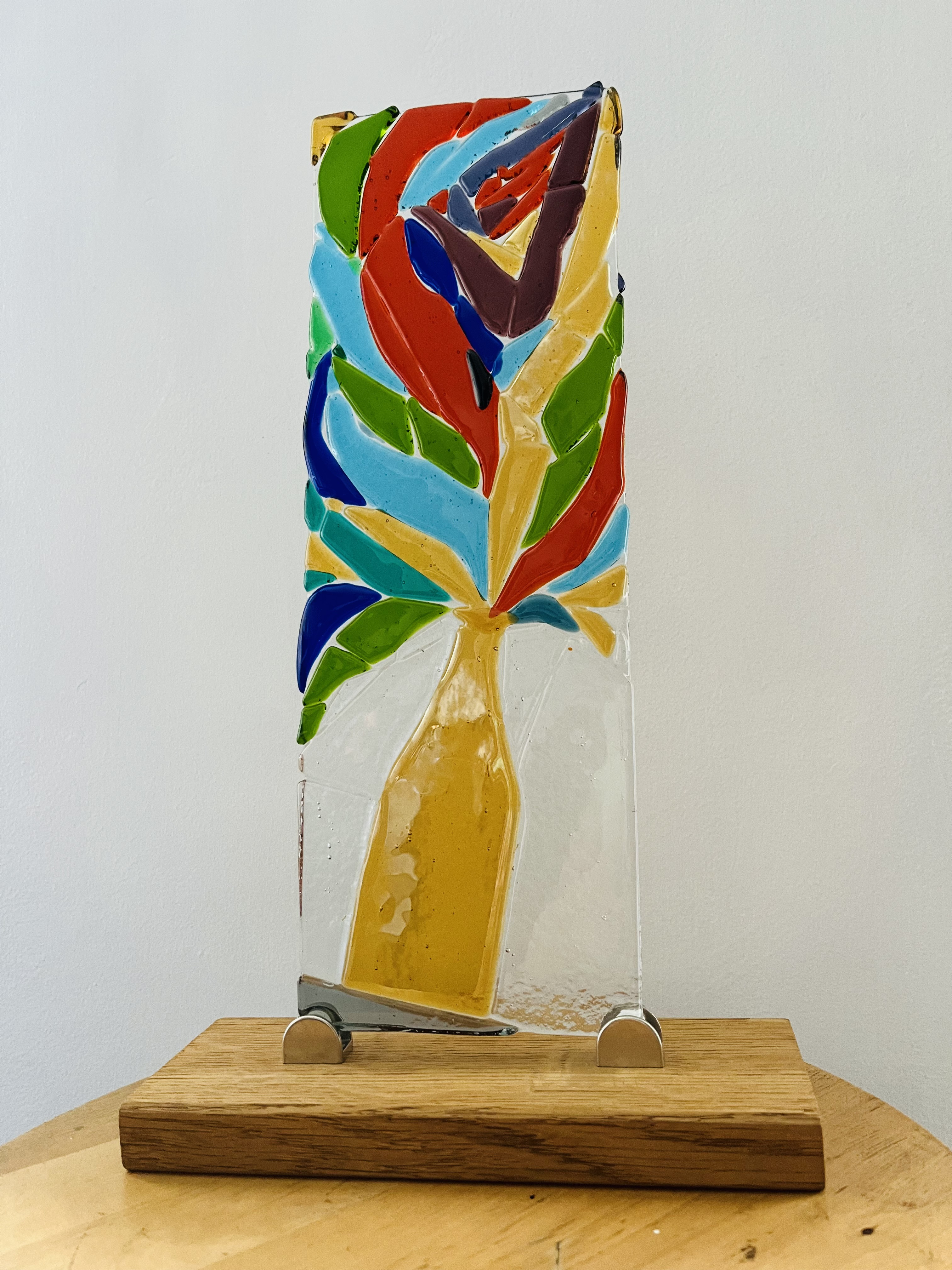 Sparkling champagne, Glass Painting
