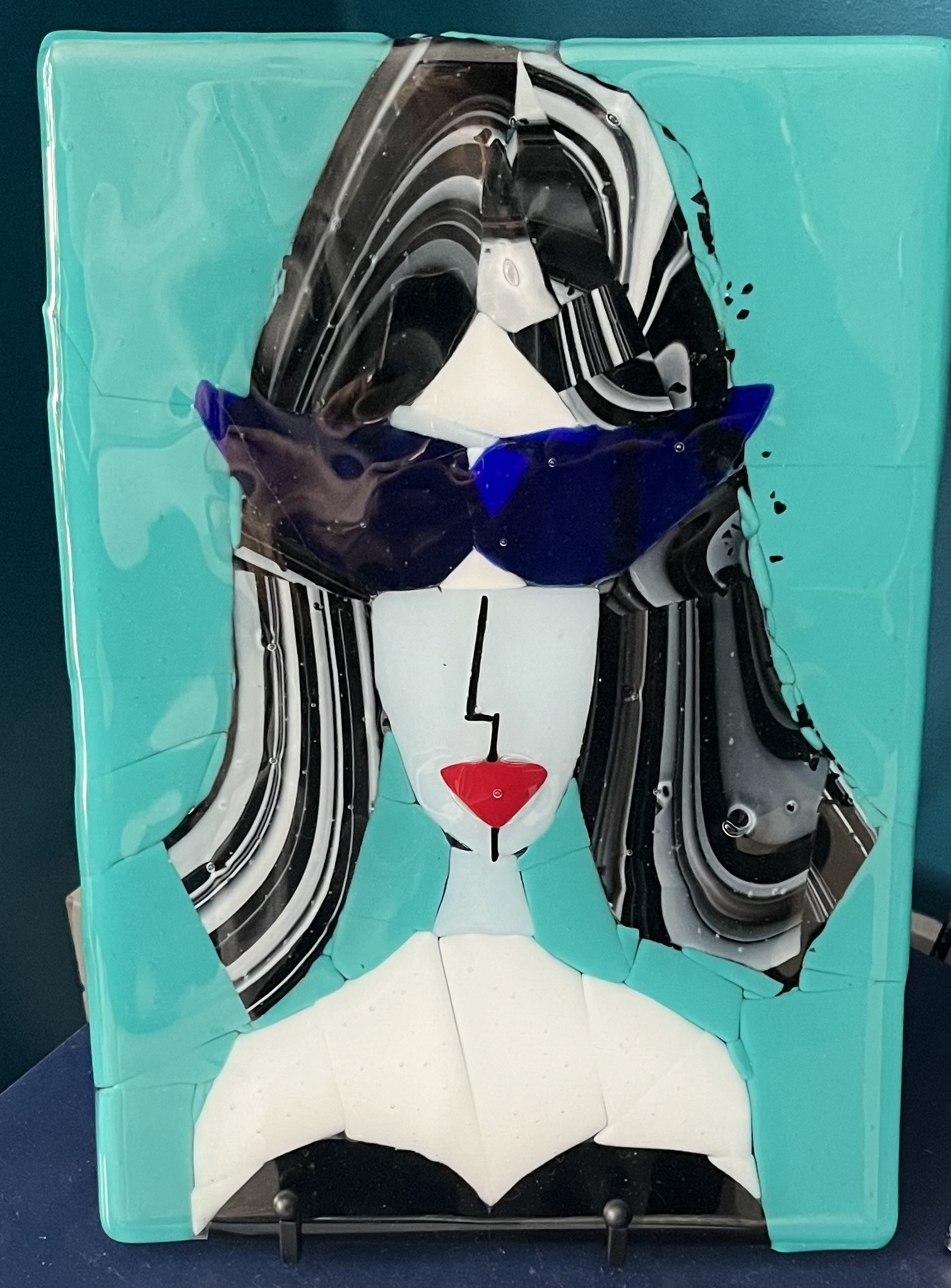 Woman in Power, Glass Painting